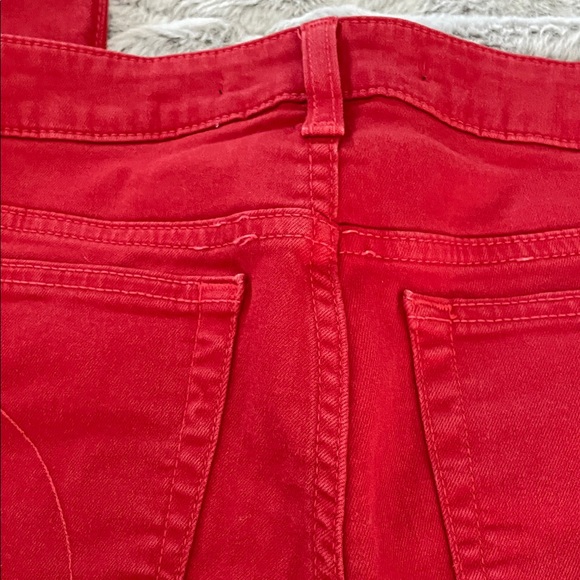 Joe's Jeans Red Skinny Jeans - Picture 6 of 7